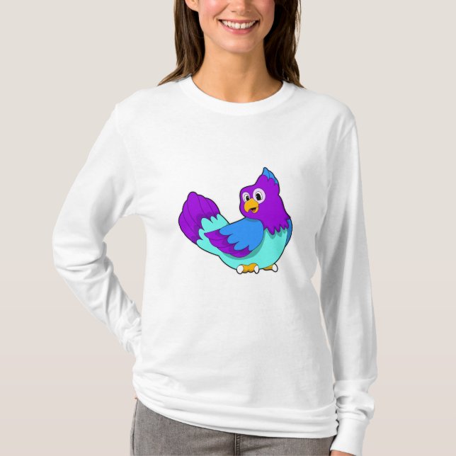 Parrot blue T-Shirt (Front)