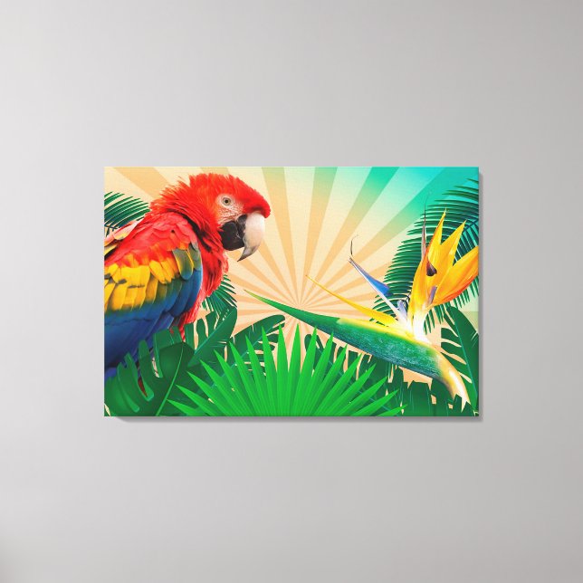 Parrot Canvas Print (Front)