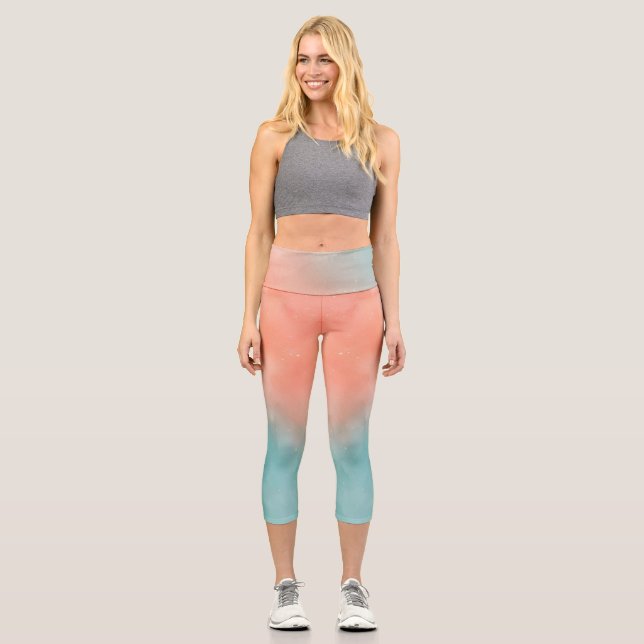 Parrot Capri Leggings (Front)