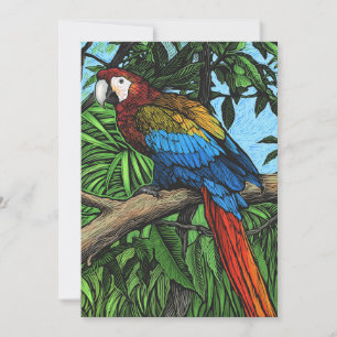 Parrot Card