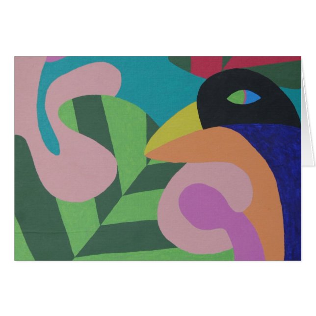 parrot card (Front Horizontal)