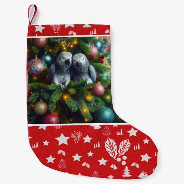 Parrot Christmas Stocking (Front)