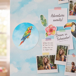 Parrot Classic Round Sticker