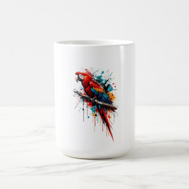 parrot coffee mug (Center)