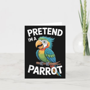 Parrot Costume  Card