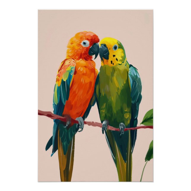 parrot couple poster (Front)