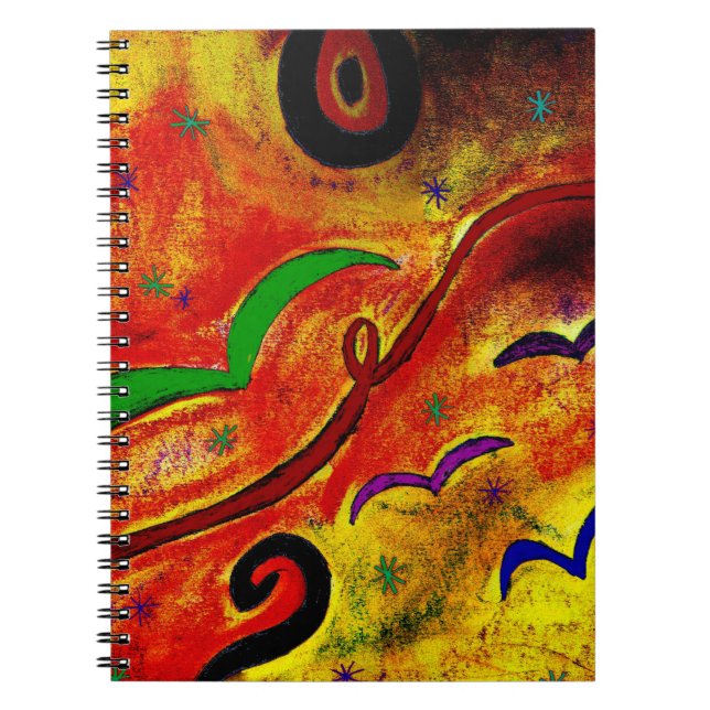 Parrot Curves Notebook (Front)