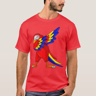Parrot Dabbing Parakeet Tiel Quarrion Cockatoo Cag T-Shirt