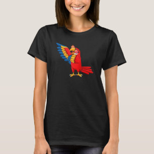 Parrot Dabbing Parrot Cool Parrot Bird Parrot T-Shirt