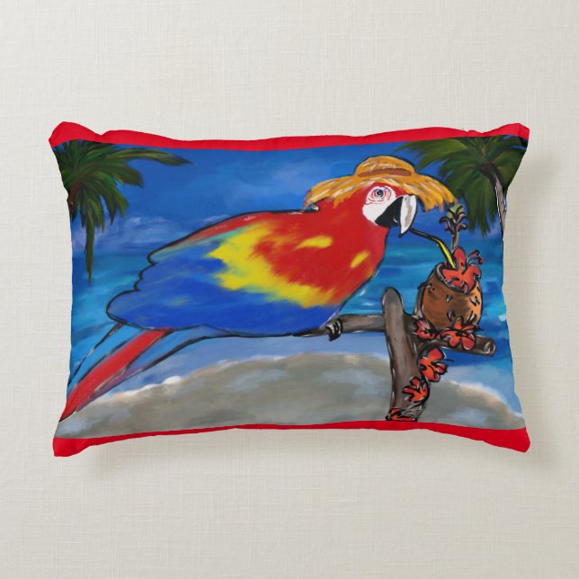 Parrot Decorative Cushion (Front)