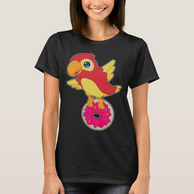 Parrot Donut T-Shirt (Front)