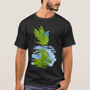 Parrot & Dragon Reflection I Blue crowned Conure T-Shirt