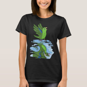 Parrot & Dragon Reflection I Green Parrotlet T-Shirt