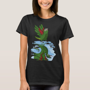 Parrot & Dragon Reflection I Hahns Macaw T-Shirt