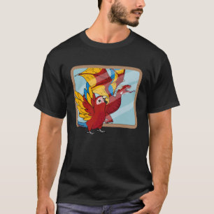 Parrot & Dragon Reflection I Scarlet Macaw 1 T-Shirt