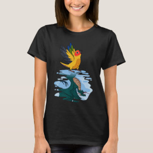 Parrot & Dragon Reflection I Sun Conure 2 T-Shirt