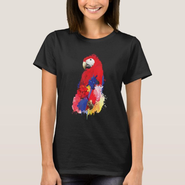 Parrot Exotic Bird Zoo Animal Budgerigar Budgie Or T-Shirt (Front)