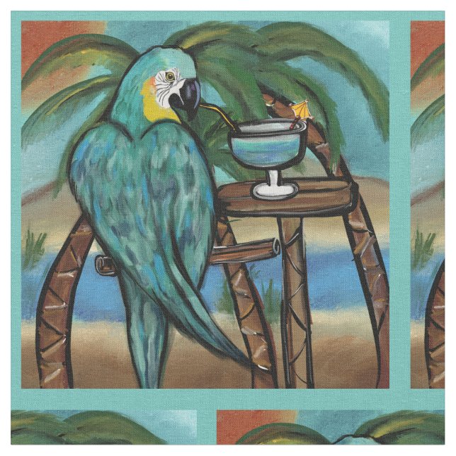 Parrot Fabric (Close Up)