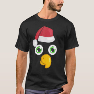 Parrot Face Graphic Christmas Parrot Face Costume T-Shirt