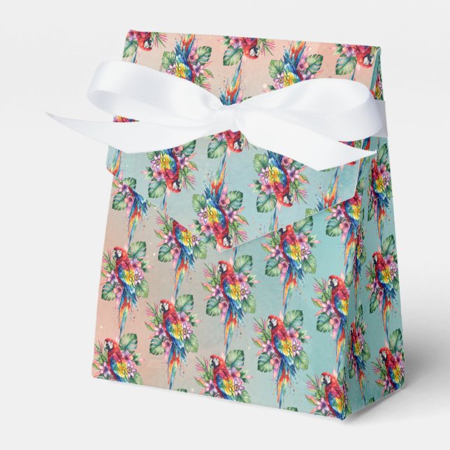 Parrot Favour Box (Front Side)