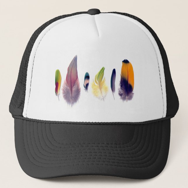 Parrot Feather Collection Trucker Hat (Front)