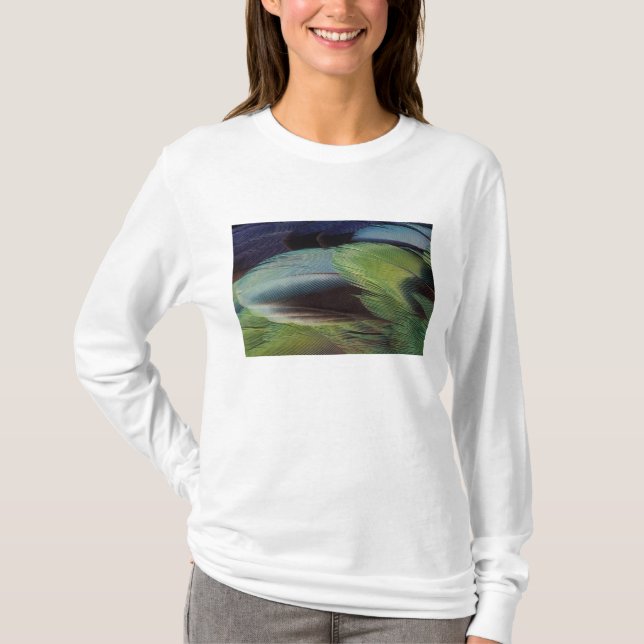 Parrot feather pattern design T-Shirt (Front)