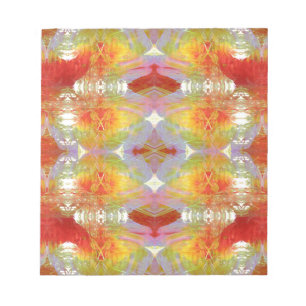 Parrot feathers pattern notepad