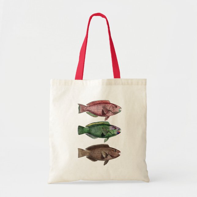 Parrot Fish Tote Bag (Front)