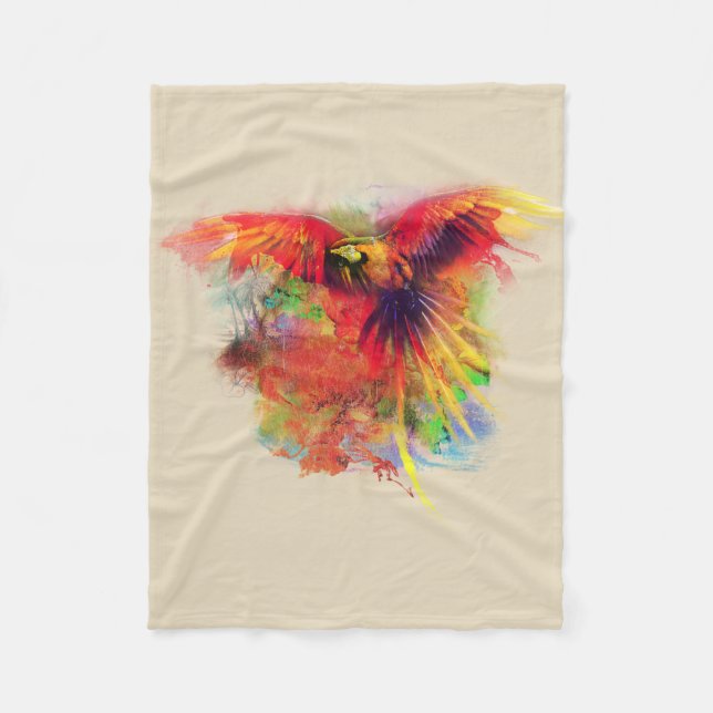 Parrot Fleece Blanket (Front)