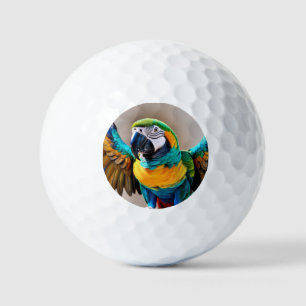 Parrot golf balls