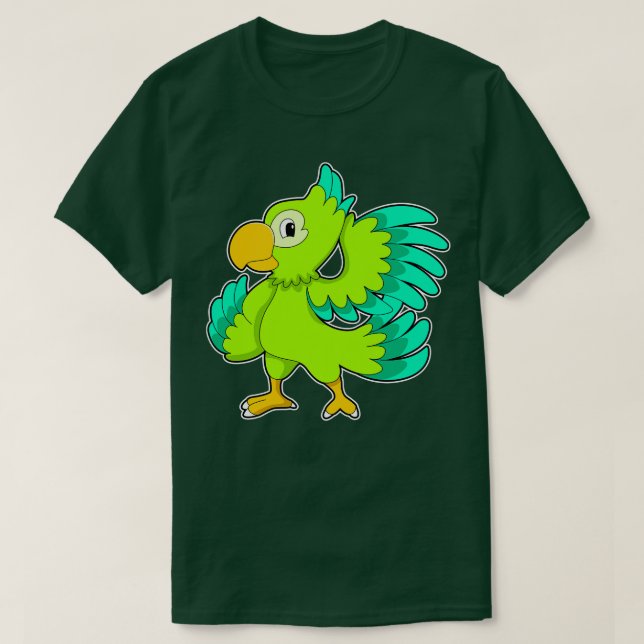 Parrot green T-Shirt (Design Front)