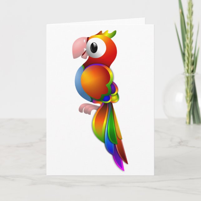 Parrot Greeting Cards (Front)