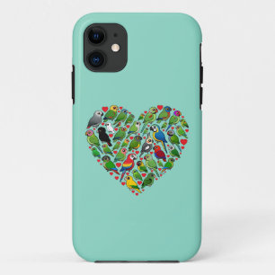 Parrot Heart iPhone 11 Case