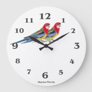 Parrot image for Round (Large) Wall Clock