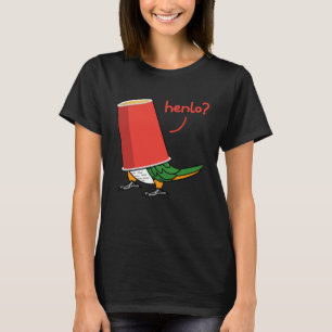 Parrot In A Cup Henlo I Black headed Caique T-Shirt