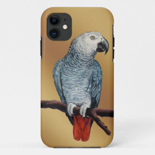 Parrot iPhone Case African Grey Parrot Mobile Case
