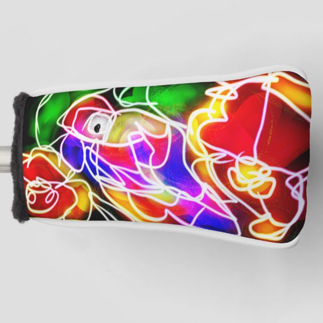 Parrot Island glow  Golf Head Cover (Front)