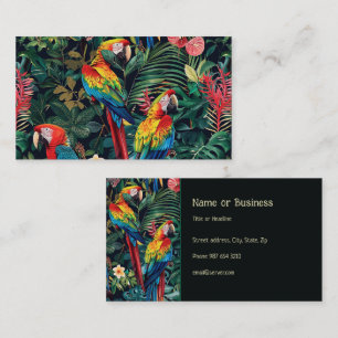 Parrot Jungle Business Card