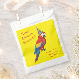 Parrot Kids Birthday Party Favour Bag