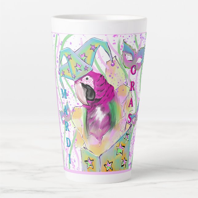 Parrot Latte Mug (Front)