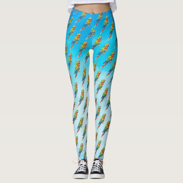 Parrot Leggings (Front)