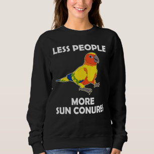 Parrot Less People Sun Conure Sweatshirt