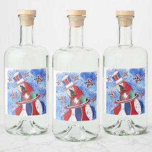 Parrot Liquor Bottle Label