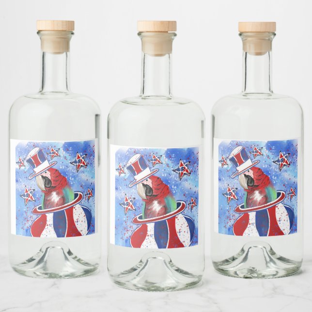 Parrot Liquor Bottle Label (Bottles)