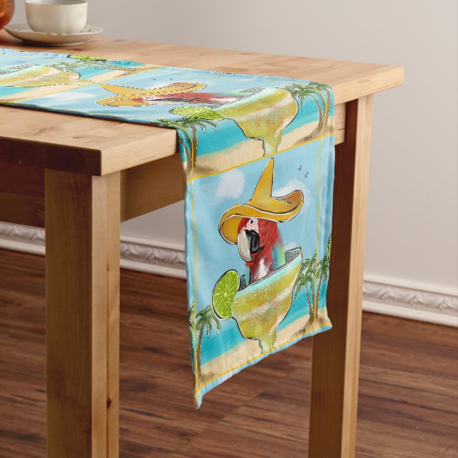 Parrot Long Table Runner (In Situ)