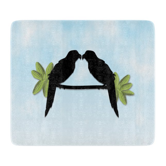 Parrot Love Cutting Board (Front)