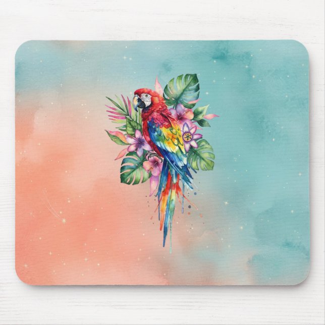 Parrot Mouse Pad (Front)