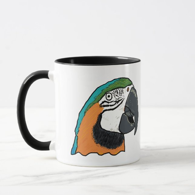 Parrot Mug (Left)