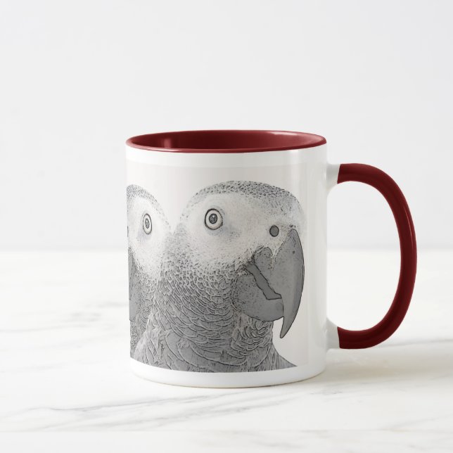 parrot mug (Right)