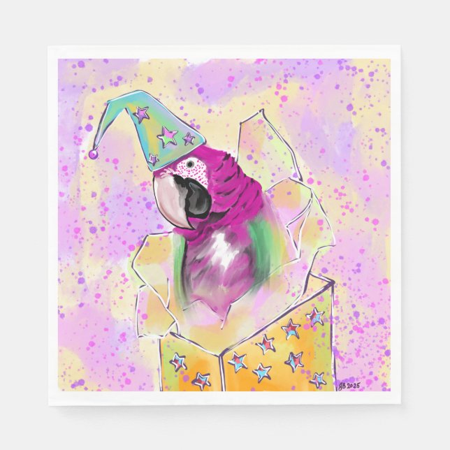 Parrot Napkin (Front)